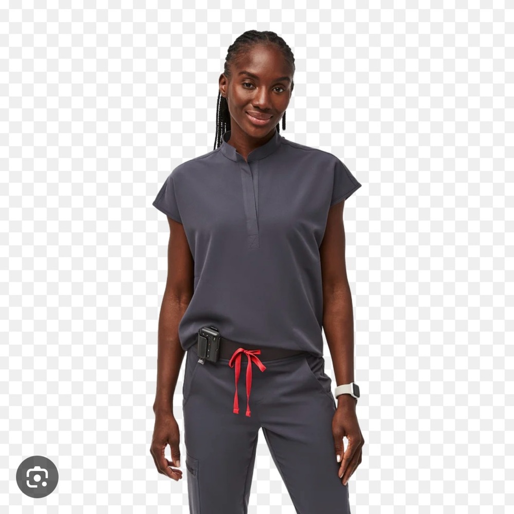 Figs Scrubs Charcoal Set petite